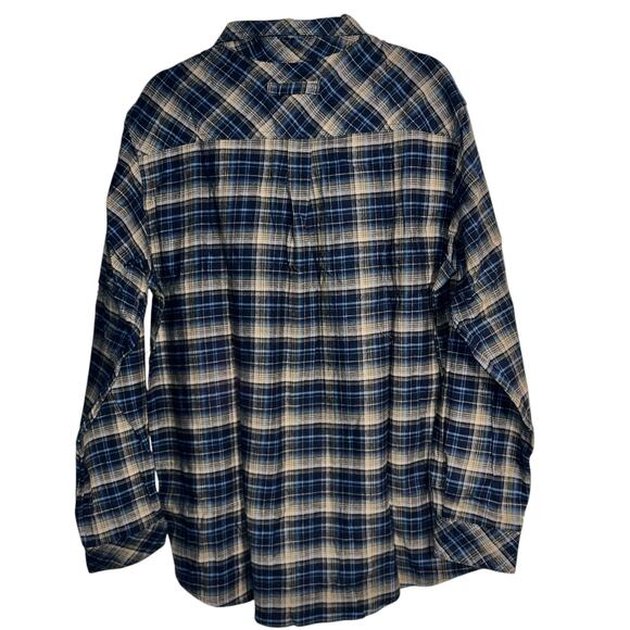 Legendary Whitetails Men’s Plaid Flannel Shirt Size Large Midnight Blue NWT - Picture 3 of 8